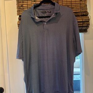 RLX Ralph Lauren Blue and White Polo Shirt